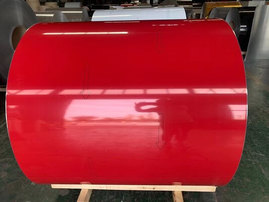 Pe Pvdf Aluminium Colour Coated Sheet For Making Roofing