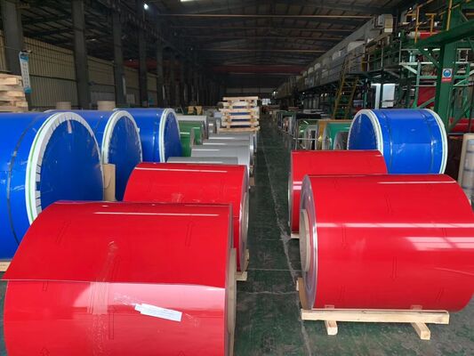 Prepainted Color Coated Aluminum Coil H112 1600mm Width