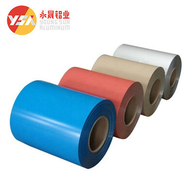 1060 3003 PE PVDF FEVE Color Coated Aluminum Coil for Building Decoration
