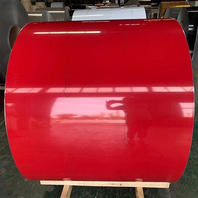 Factory Direct 1060 3003 Color Coated Aluminum Coil 0.2-6.0mm Weather Resistant For Building Siding Roof Pipe Insulation