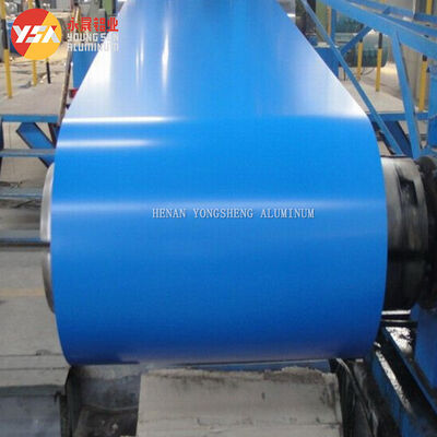 1000 3000 500 Series Color Coated Aluminum Coil 0.2-6mm UV Weather Resistant For Pipe Wrapping Building Fascia Trim Free Sample FOB Qingdao Shanghai