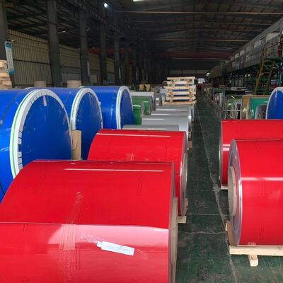 1060 H18 3003 H24 Curtain Wall Color Aluminum Coil PE or PVDF Coating