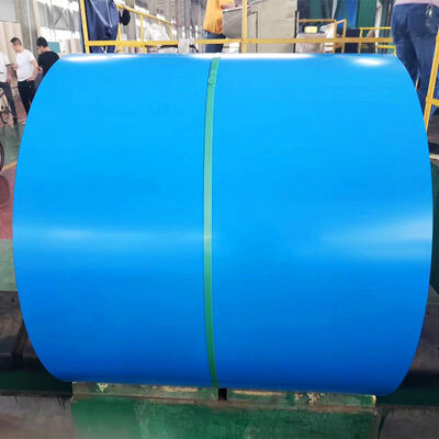 5052 Blue Color Coated Aluminum Coil PE PVDF for Roof Tiles 0.6mm