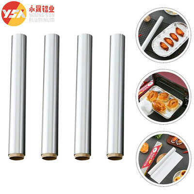 Household Foil Aluminum Heavy Duty Food Grade Paper In Roll Aluminum Foil