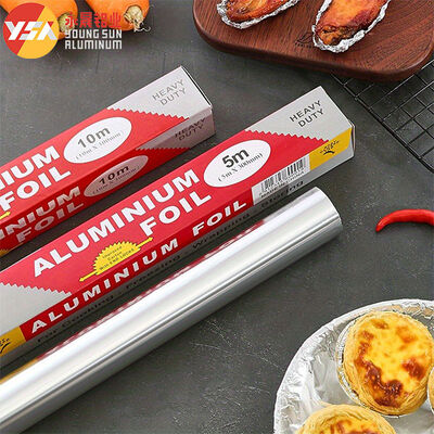 0.018x300mm Aluminum Foil Wrapper 100m Foil Roll For Kitchen Food