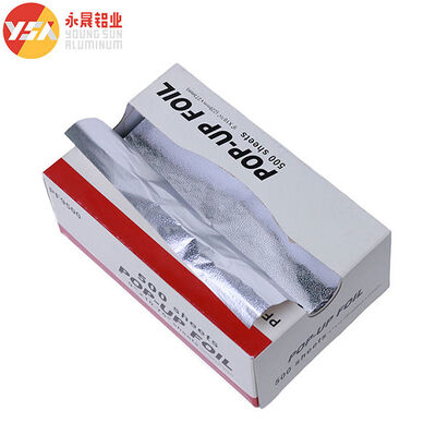 200 Sheet 500 Sheets Pop-Up Aluminium Kitchen Foil Sheets For Food Packing