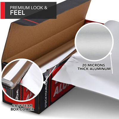 Wrap Aluminum Foil 200 Square Foot​ alu paper Household wrapping foil