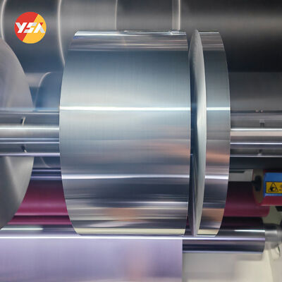 8011 O 55mic 70mic Thickness Aluminum Strip Foil For Flexible Duct