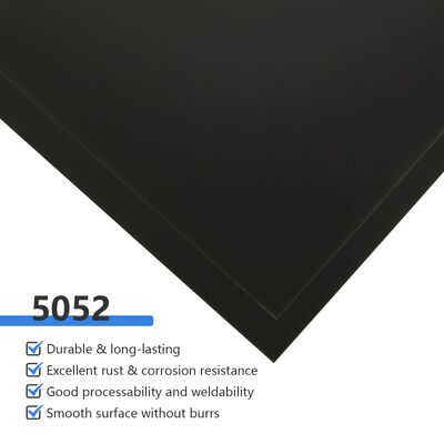 5052 Anodized Aluminum Sheet 2mm 3mm 4mm Black Blue Red Rose Gold Plate
