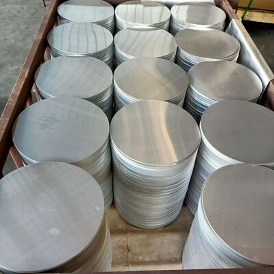 0.6mm Thick 50mm Dia H32 Alloy Aluminum Circle Sheet