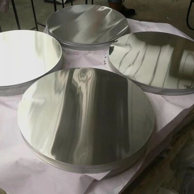 0.6mm Thick 50mm Dia H32 Alloy Aluminum Circle Sheet