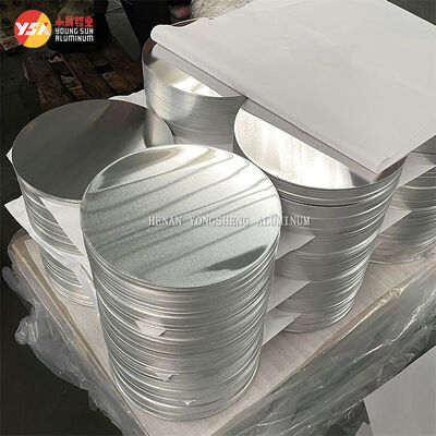 Precision Aluminum Circle 1050 3003 High Flatness Burr Free Edge 0.1mm Tolerance EN573-1 for Cookware Deep Drawing