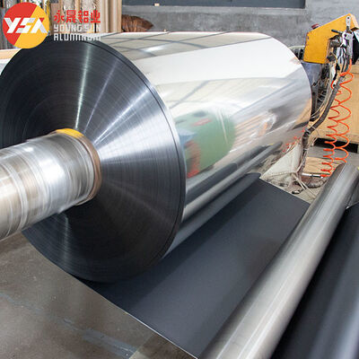 VMPET+VMPET+BOPP Laminated Foil Matte Black Printing For Packaging And Building