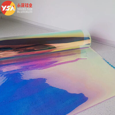 Multicolor PET Plastic Laminated Film Colorful transparent laser film