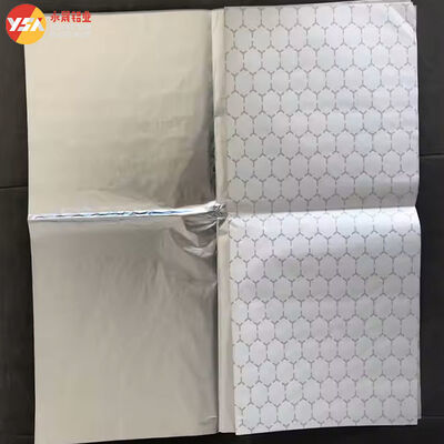 Burger Foil Hexagon Honeycomb Paper Laminated Aluminum Foil Burger Wrapping