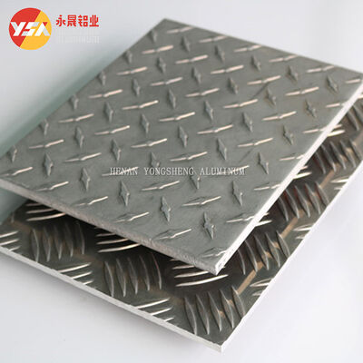 0.8mm 1.5mm Custom Embossed Aluminum Diamond Sheet 4 X 8 Aluminum Checker Plate