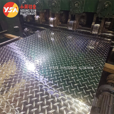 O-H112 Aluminum Checker Plate 3003 Aluminum Tread Plate Sheet Factory Price