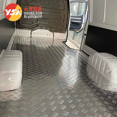 3Bar 5Bar Aluminum Checkered Plate 1050 Non Slip Aluminum Embossed Sheet