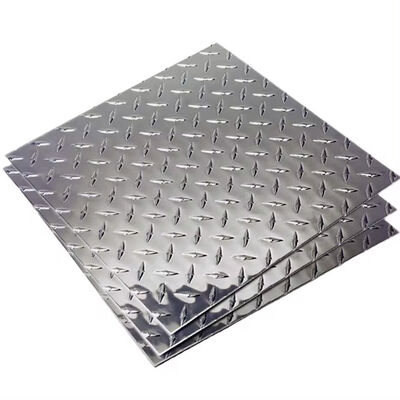 5052 5754 Diamond Aluminum Plate / Checkered Patterned Plate / Embossed Perforated Aluminum Sheet