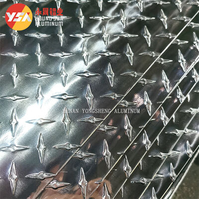 5 Bar Aluminium Checker Plate Pattern Aluminum Plate AA1100 Aluminum Checkered Plate for Elevator Floor