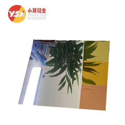 Yongsheng 1000mm Mirror Polished Aluminium Sheet Rose Gold For Reflector 2021
