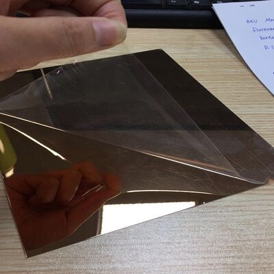 Silver Colored 0.2mm 6.0mm Clear Mirror Aluminum Sheet 3mm To 3000mm Width