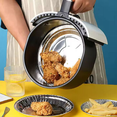 7 8 9 Inches Round Aluminum Foil Pan For Cooking Silver Foil Container