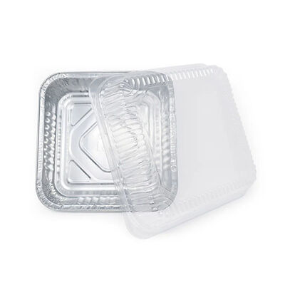 8 " X 8 " Square 1350ml  Aluminum Foil Pan With Lids