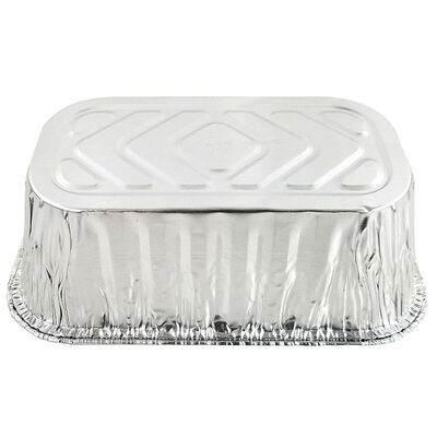 1lb Aluminum Foil Mini Loaf Pans With Lids Small Tin Foil Bread Pan