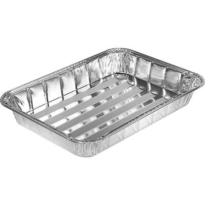 Disposable Broiler Pan Grill Big BBQ Roaster for Cooking Aluminum Tray