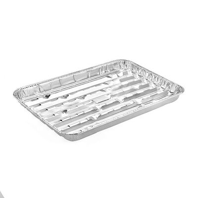 Disposable Broiler Pan Grill Big BBQ Roaster for Cooking Aluminum Tray
