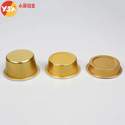 15/25/35ML Sealable Disposable Aluminum Foil Cup With Plastic Lids