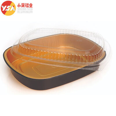 Smoothwall Black And Gold 680ml Oblong Foil Take-Out Pan​ for Baking and storing