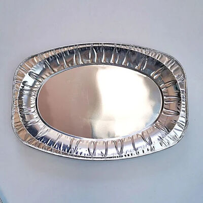 Aluminum Foil Tray Plate Foil Pans Container For Food Packaging