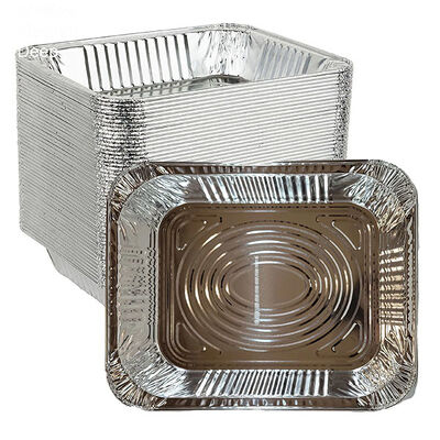 9x9x2 Square Aluminum Foil Pans Cooking Tin Foil Air Fryer Containers