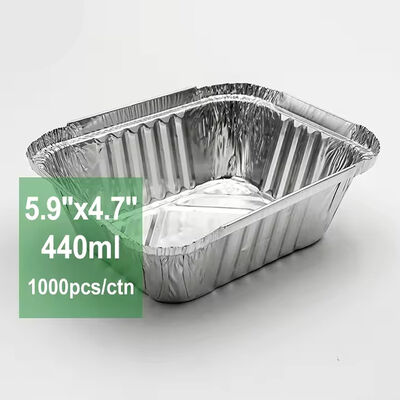 6.8 Oz Rectangular Mini Cup Disposable Aluminum Foil Cake Loaf Pan