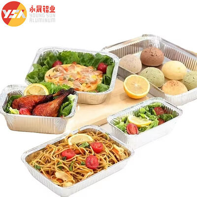 Aluminum Disposable Tray Aluminum Foil Plate Oblong Round Square Shape