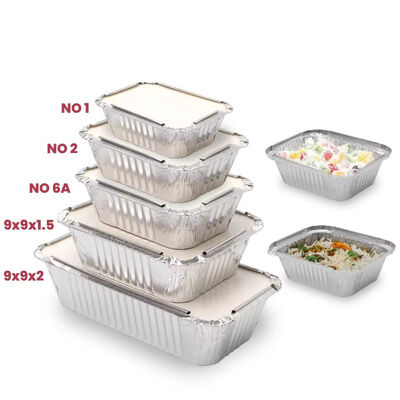 Small Foil Pans 130mm*100mm*42mm 230ml Mini Loaf Pan with Lid