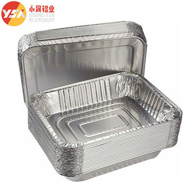 10 20 50 PCS Food Grade Disposable Small Aluminum Foil Food Containers With Lids