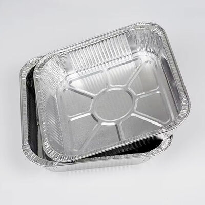 Large Supply Takeaway Food Packaging Container Aluminum Foil Pan Food Storage