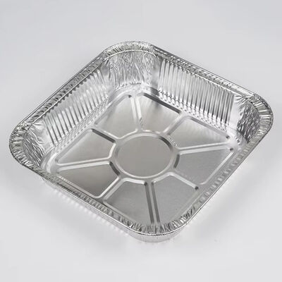 Large Supply Takeaway Food Packaging Container Aluminum Foil Pan Food Storage
