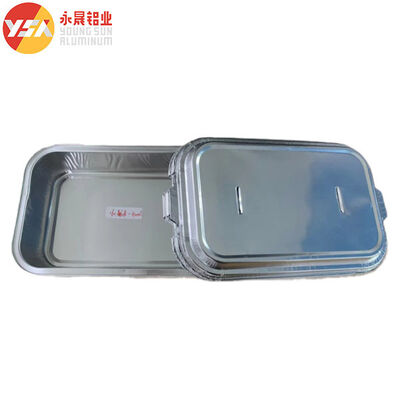 280ml 300ml Airline Aluminum Foil Catering Contianer Oblong Oven-Safe