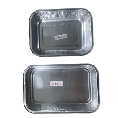 280ml 300ml Airline Aluminum Foil Catering Contianer Oblong Oven-Safe