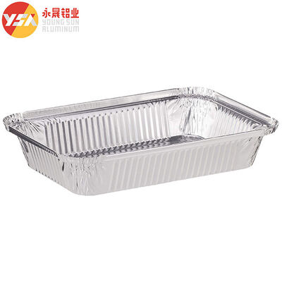 8389 Aluminum Container 210*140*38mm Serving Trays 800ml 1000 Pieces