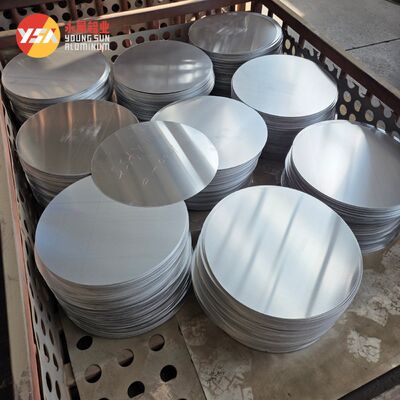 1050 1060 3003 Aluminum Circle 0.3-6mm Aluminum Disc High Elongation For Cookware Wheel Cover Heat Shield Automotive Gasket